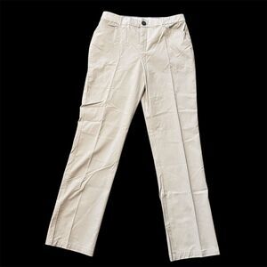 Christopher & Banks Signature Comfort Khaki Pants Tan 12 TALL (35x35) BRAND NEW